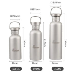 New Pure Titanium Sports Water Bottle Large Capacity Outdoor Travel Camping