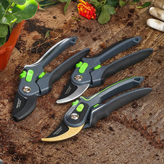 DTBD 2PC Gardening Pruning Shears Folding Saw Set High Carbon Steel scissors