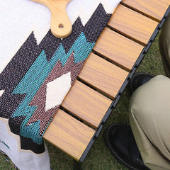 Barbecue Desk Camping Table Camp Dinning Mesa Nature Balcony Camping Table Floor