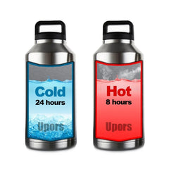 UPORS 304 Stainless Steel Water Bottle Double Wall Vacuum Beer Kettle Flasks