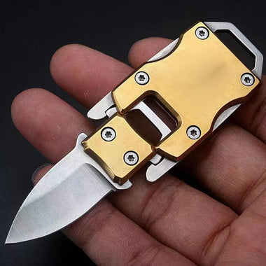 Portable Mini Survival Knife Keychains Pendant Multifunctional Mini Folding Knife