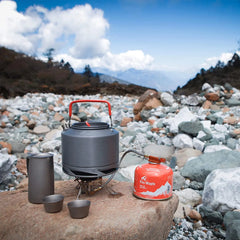 Fire Maple Hiking Teapot Outdoor Camping Cookware Heat Exchanger Pinic Kettle Tea