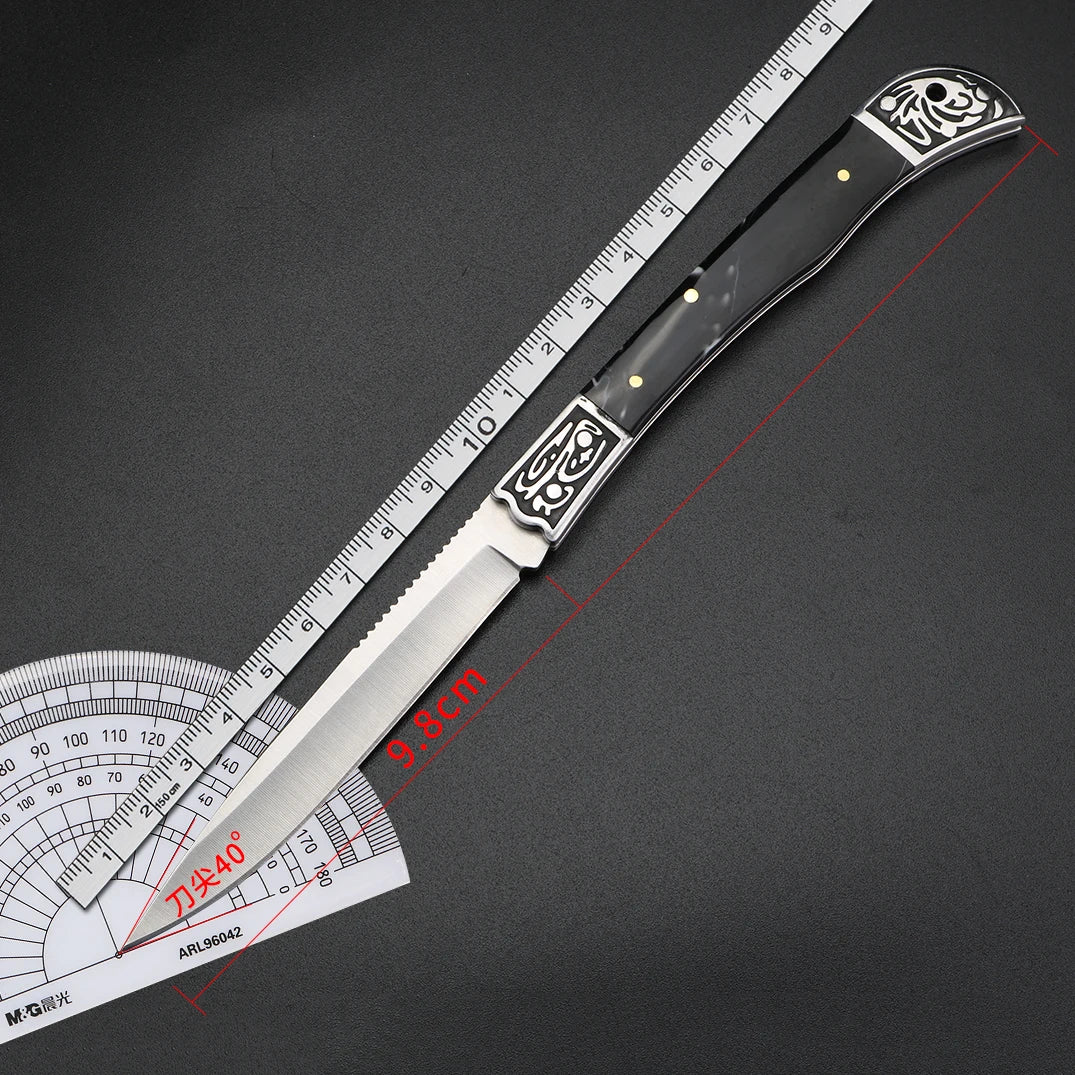 XUAN FENG Outdoor Jungle Knife Wild Survival Straight Knife Camping Tactical Military