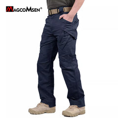 MAGCOMSEN Men's Tactical Pants with Multi-pockets Comfort Flex Durable Outdoor