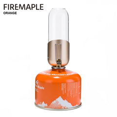 Fire Maple Orange Gas Lantern Outdoor Propane Isobutane Fuel Lights For Camping Hiking