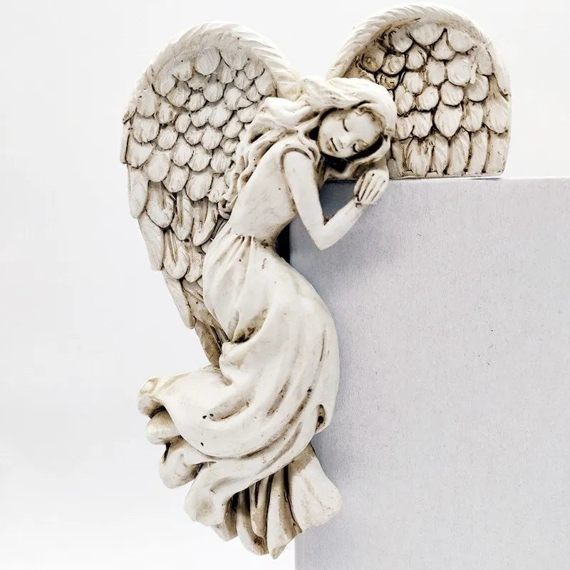 Angel Wings Home Gift Resin Craft Door Frame Ornament Indoor and Outdoor Garden