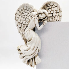 Angel Wings Home Gift Resin Craft Door Frame Ornament Indoor and Outdoor Garden