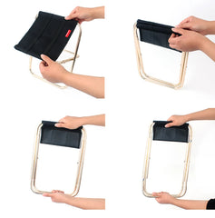 Quality Outdoor Foldable Fishing Chair Ultra Light Weight Portable Folding Camping Aluminum