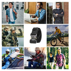 Genuine Tactical Belt Quick Release Outdoor Military Belt Soft Real Nylon Sports