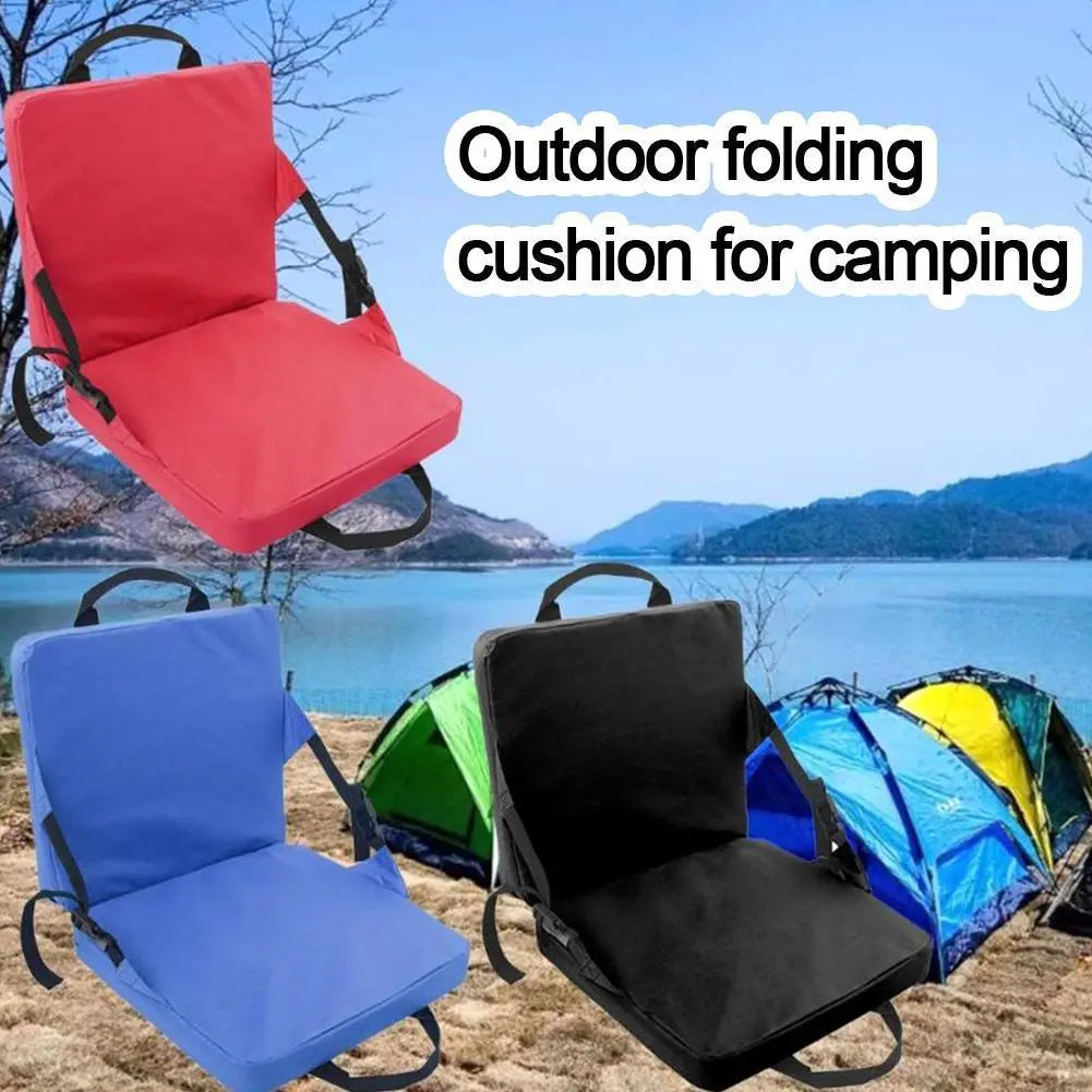 Canoe Kayak Seat Cushion Waterproof Stadium Chair with Comfortable Back Support