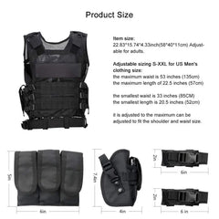Multifunction Hunting Security Clothes Swat Tactical Vest Swat Jacket Chest Rig