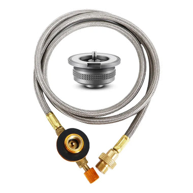 Outdoor Camping Stove Gas Adapter Split Stove Converter Butane Gas Adapter Cooking