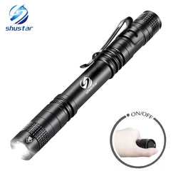Pen Light Mini Portable LED Flashlight 1000 lumens 1 Switch Mode led flashlight