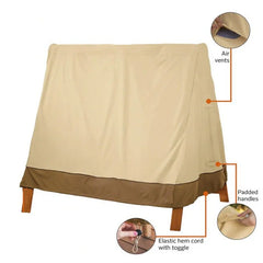 Garden Swing Cover Hammock Patio Cover Waterproof Durable UV Resistant Garden