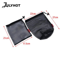 Durable Nylon Mesh Drawstring Bag Multi Purpose Outdoor Travel Stuff Sack Storage