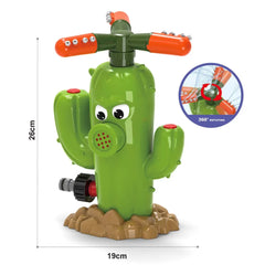Cactus Sprinkler Outdoor Water Spray Toy Backyard Garden Water Toys Summer Yard