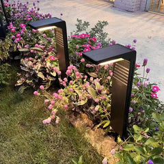 Solar Garden Lights Outdoor Waterproof LED Light Decoration Pathway Landscape Bollard