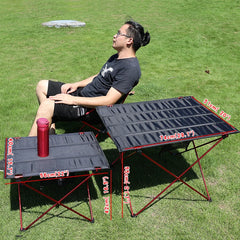 Outdoor Foldable Table Portable Camping Desk For Ultralight Beach Aluminium Hiking