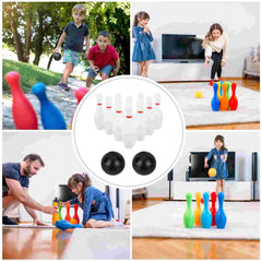 Bowling Set Kidstoy Balls Game Children Toys Indoor Games Pinplastic Outdoor Toddler