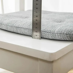 Square Chair Cushion Seat Pad Cotton Shell Filling Dining Chair Cushion With Ties Non-Slip