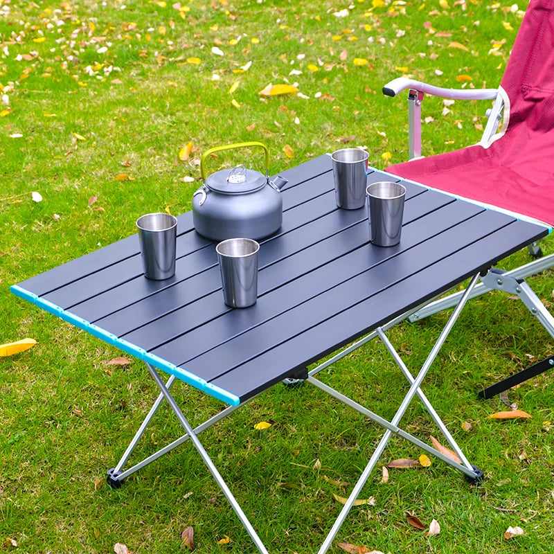 Foldable Picnic Table Small Mini Dinning Barbecue Fishing Table Garden Computer Table