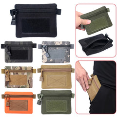Outdoor EDC Molle Pouch Wallet Waterproof Portable Travel Zipper Waist Bag for Camping