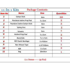Portable Outdoor Waterproof Person Or Family First Aid Kit For Emergency Survival Medical