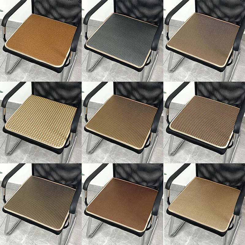 New Rattan Seat Pad Floor Yoga Chair Seat Mat Dinning Stool Cushion Summer Office