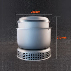 Bulin Q1 - The Ultimate Outdoor Stove with Alcohol and Gas Burner with Cookware