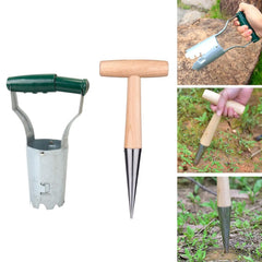2Pcs/Set Planting Seeds and Bulb Tools Hand Digger Soil Insertion Seedling Remover