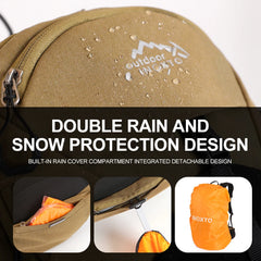 Mountaineering backpack 35 liters men's and women's outdoor sports bag waterproof