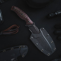 SANRENMU S745 Fixed Blade Knife Straight Knife 14C28 Outdoor Knife Camping Utility Tool