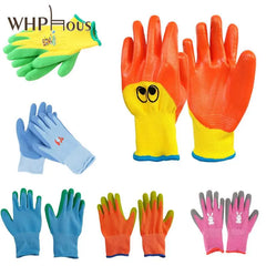 2PCS Kids Protective Hand Gloves Durable Garden Gloves for Children Waterproof Cleaning