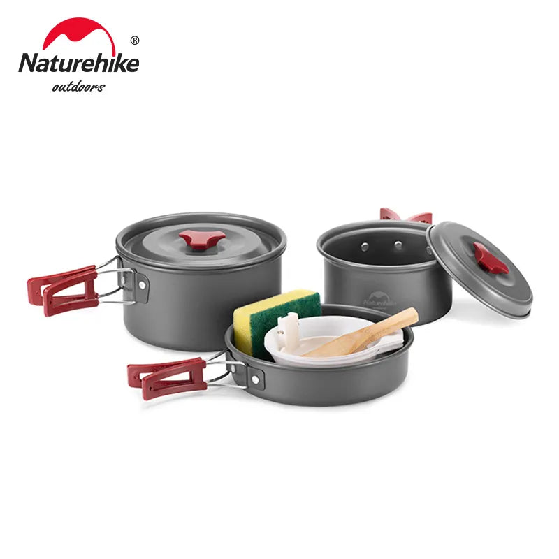 Naturehike Camping Pot Ultralight Camping Cooking Utensils Outdoor Tableware Pot