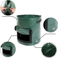Potato Grow Bags PE Vegetable Planter Growing Bag DIY Fabric Grow Pot Outdoor Garden
