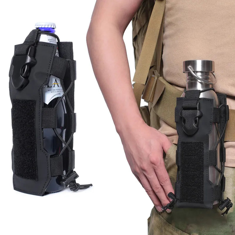 Outdoor Travel Kettle Bag Sport Bag Tactical Molle Water Bottle PouchCanteen Cover