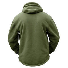 REEBOW TACTICAL Men Outdoor Fleece Tactical Hooded Jackets Hiking Camping Winter
