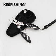 KESFISHING Fishing Multifunctional Plier Camping Secure Pliers Clip Lip Grips Fishing