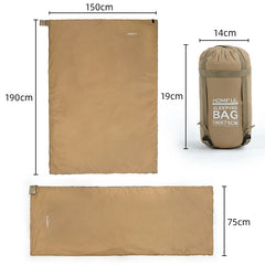 Outdoor Envelope Sleeping Bag Mini Ultralight Multifunction Travel Bag Hiking Camping